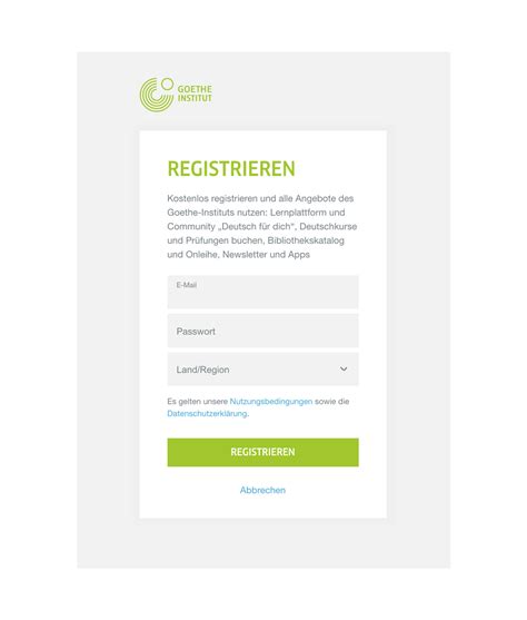 mein goethe.de|goethe anmeldung.